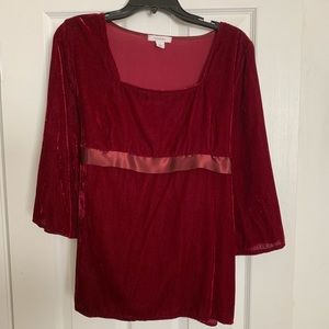Beautiful Crushed velvet look top.